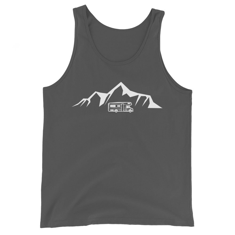 Berge - Camping Van - Herren Tanktop camping xxx yyy zzz Asphalt