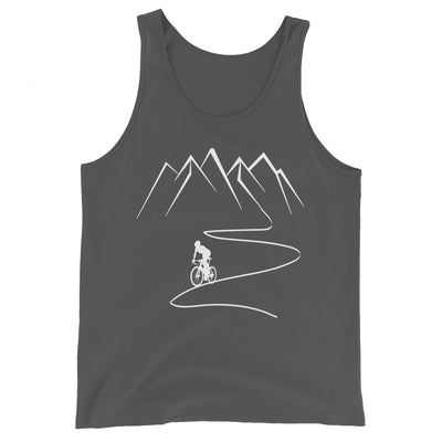 Berge - Kurve Linie - Radfahren - Herren Tanktop fahrrad xxx yyy zzz Asphalt