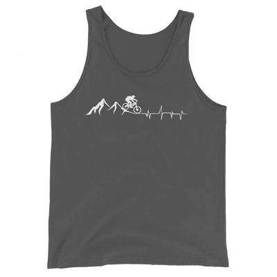 Berge - Herzschlag - Mountainbiking - (M) - Herren Tanktop xxx yyy zzz Asphalt