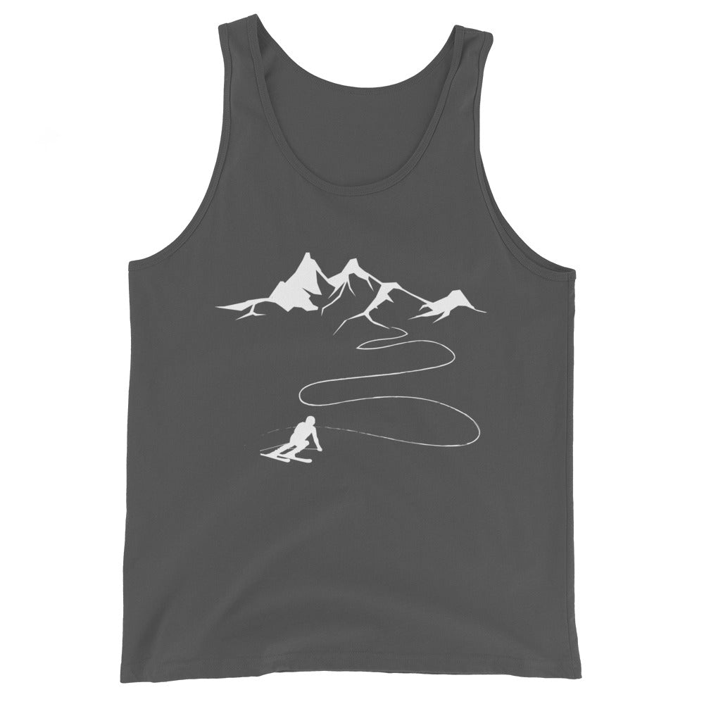 Berge - Skifahren - Herren Tanktop klettern ski xxx yyy zzz Asphalt