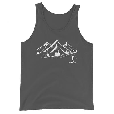 Berge 1 und Skifahren - Herren Tanktop klettern ski xxx yyy zzz Asphalt