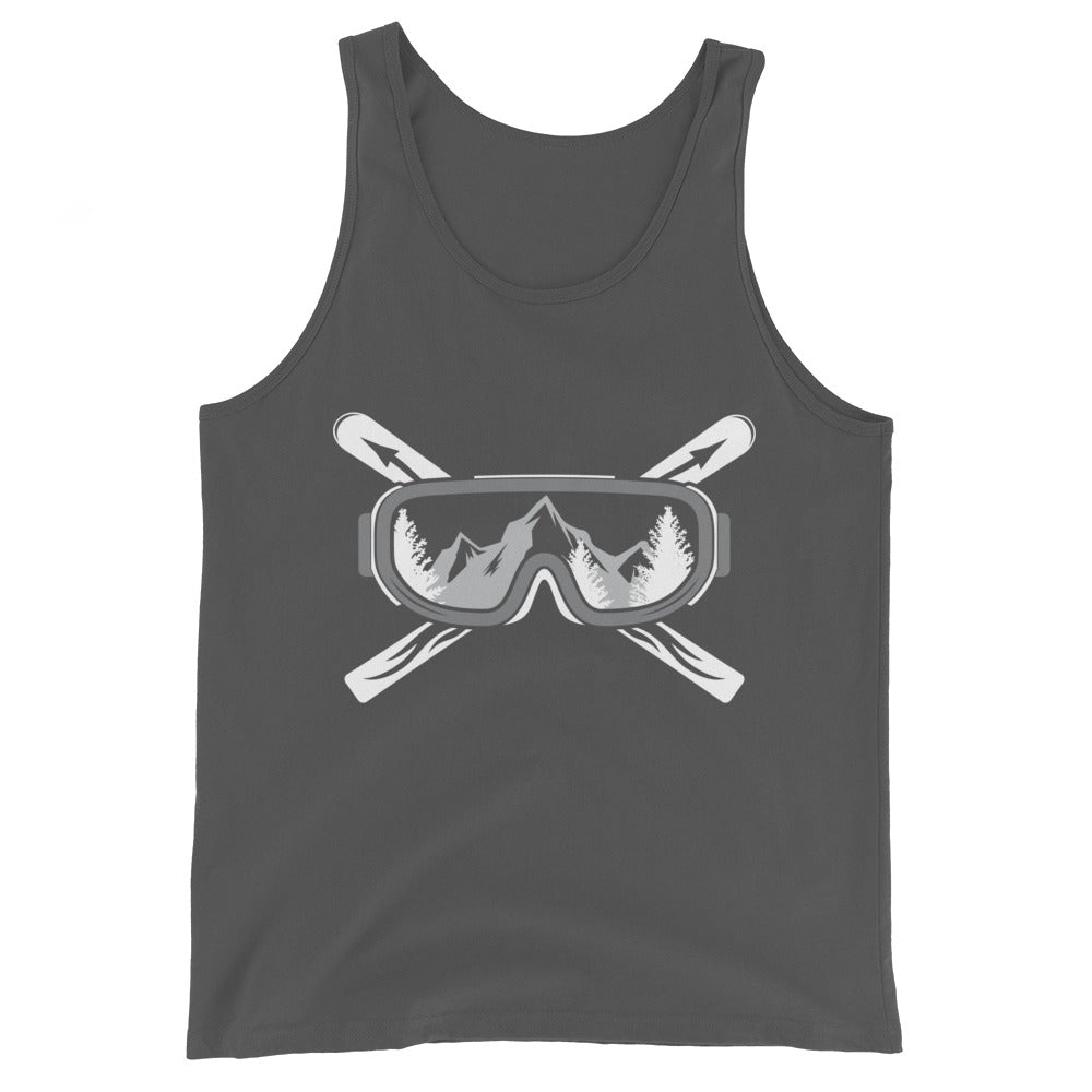 Berge Skier - Herren Tanktop klettern ski xxx yyy zzz Asphalt