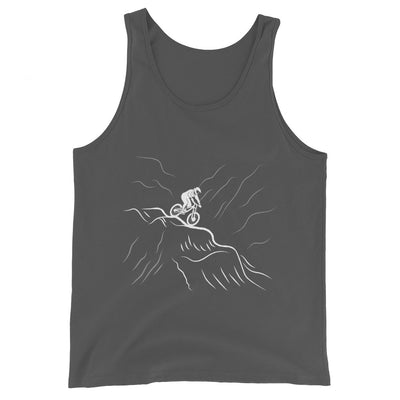 Mountainbiker fährt Downhill 2 - (M) - Herren Tanktop xxx yyy zzz Asphalt