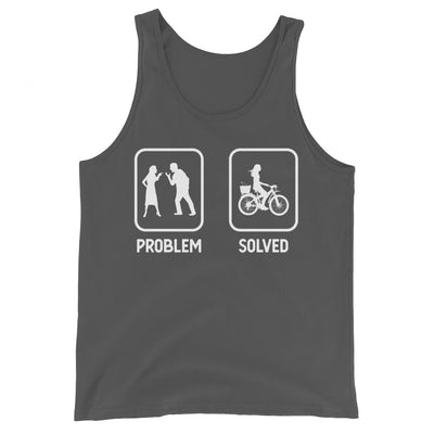 Problem Solved - Frau Radfahren - Herren Tanktop fahrrad xxx yyy zzz Asphalt