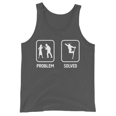 Problem Solved - Mann Skifahren - Herren Tanktop klettern ski xxx yyy zzz Asphalt