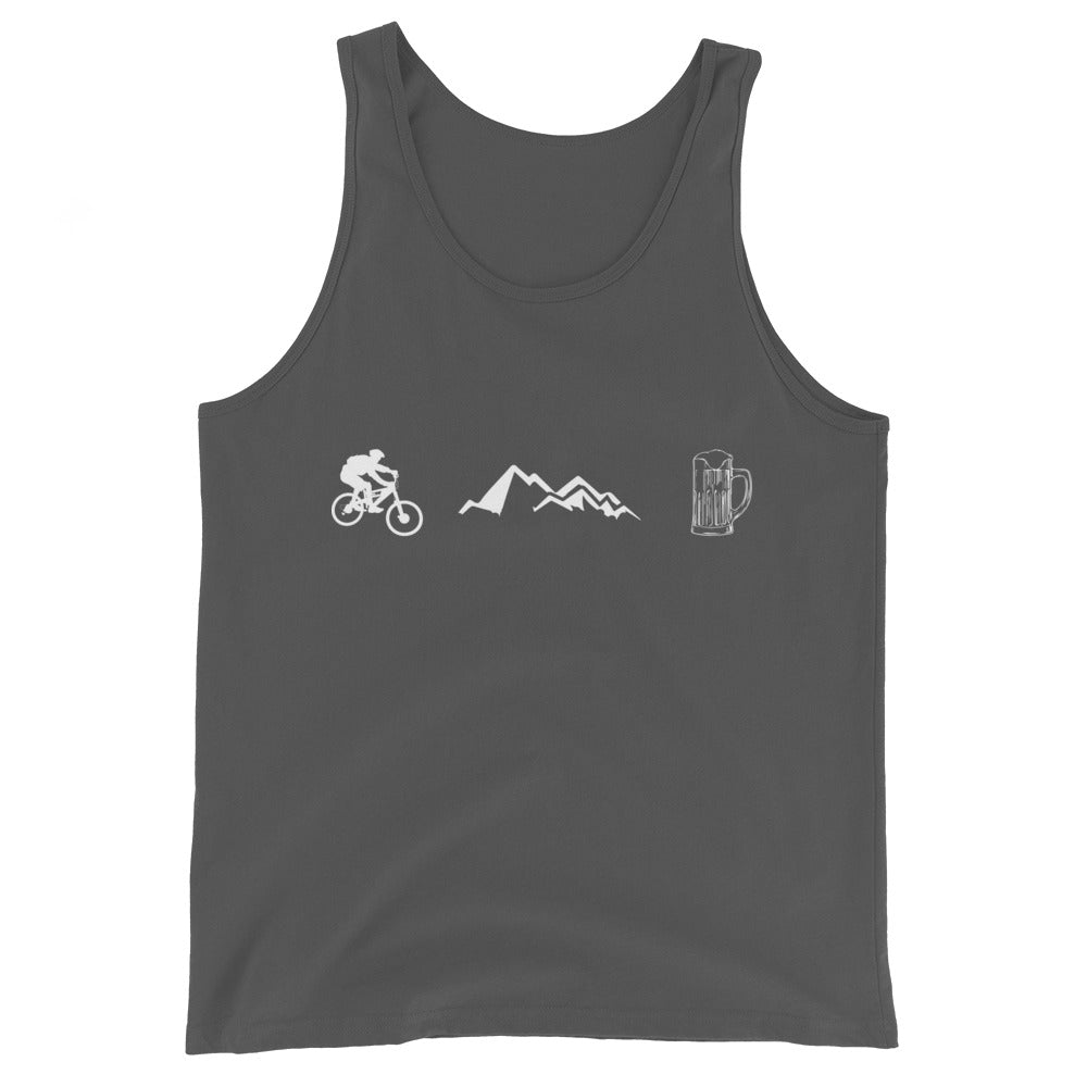 Radfahren, Berge und Bier - Herren Tanktop fahrrad xxx yyy zzz Asphalt