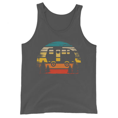 Retro Sonne und Camping - Herren Tanktop camping xxx yyy zzz Asphalt