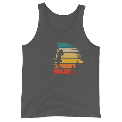 Retro Sonne und Klettern - Herren Tanktop klettern xxx yyy zzz Asphalt