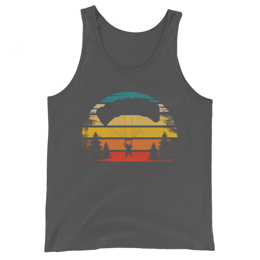 Retro Sonne und Paragleiten - Herren Tanktop berge xxx yyy zzz Asphalt