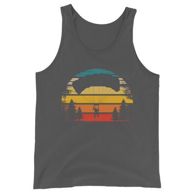 Retro Sonne und Paragleiten - Herren Tanktop berge xxx yyy zzz Asphalt