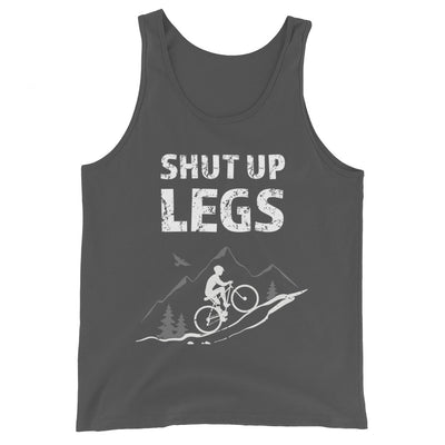 Shut up Legs - (M) - Herren Tanktop xxx yyy zzz Asphalt