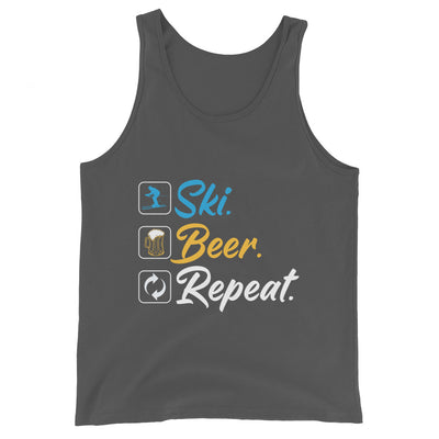 Ski. Bär. Repeat. - (S.K) - Herren Tanktop klettern xxx yyy zzz Asphalt