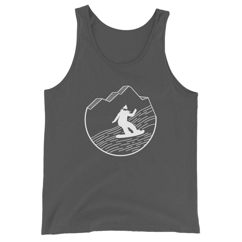 Snowboarding - (15) - Herren Tanktop snowboarden xxx yyy zzz Asphalt