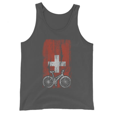 Schweizer Flagge und Radfahren - Herren Tanktop fahrrad xxx yyy zzz Asphalt