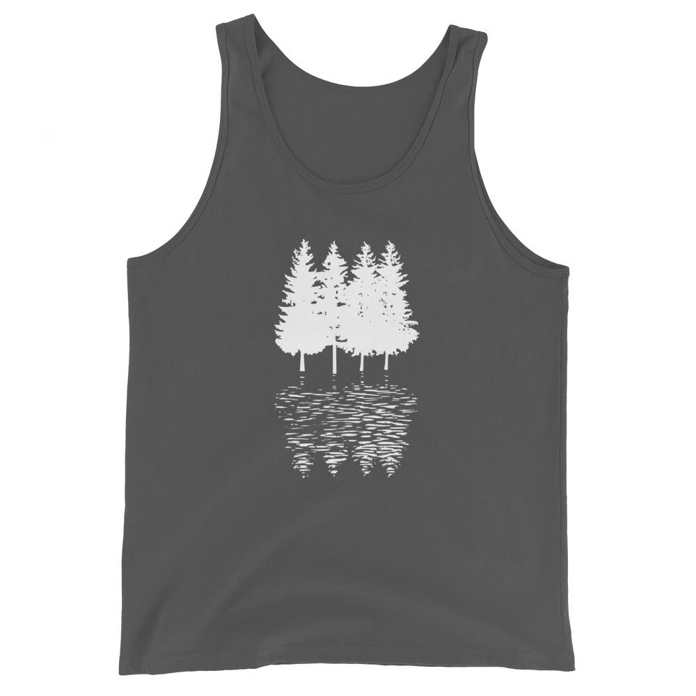 Bäume - Herren Tanktop camping xxx yyy zzz Asphalt