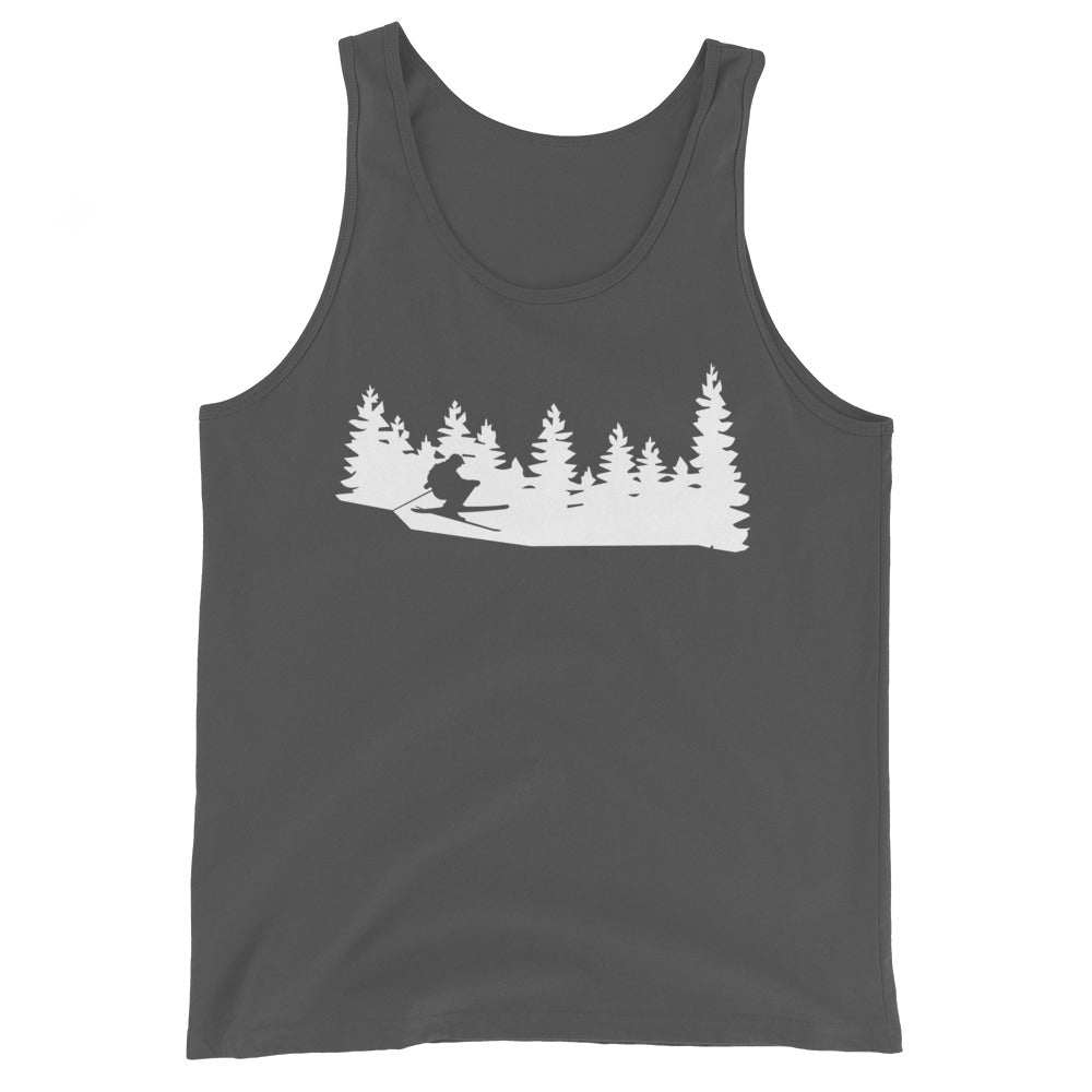 Bäume - Skifahren - Herren Tanktop klettern ski xxx yyy zzz Asphalt