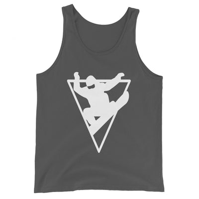 Dreieck - Snowboarding - Herren Tanktop snowboarden xxx yyy zzz Asphalt