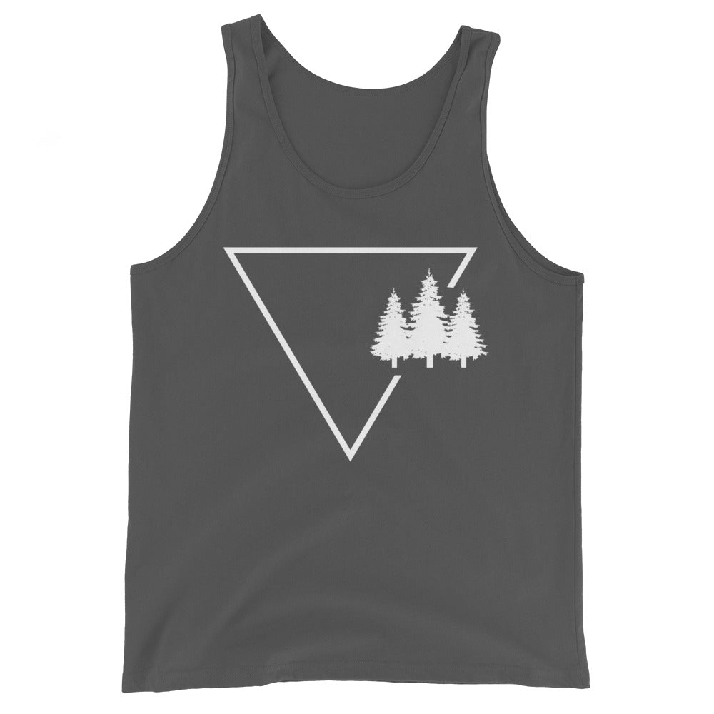 Dreieck 1 und Bäume - Herren Tanktop camping xxx yyy zzz Asphalt