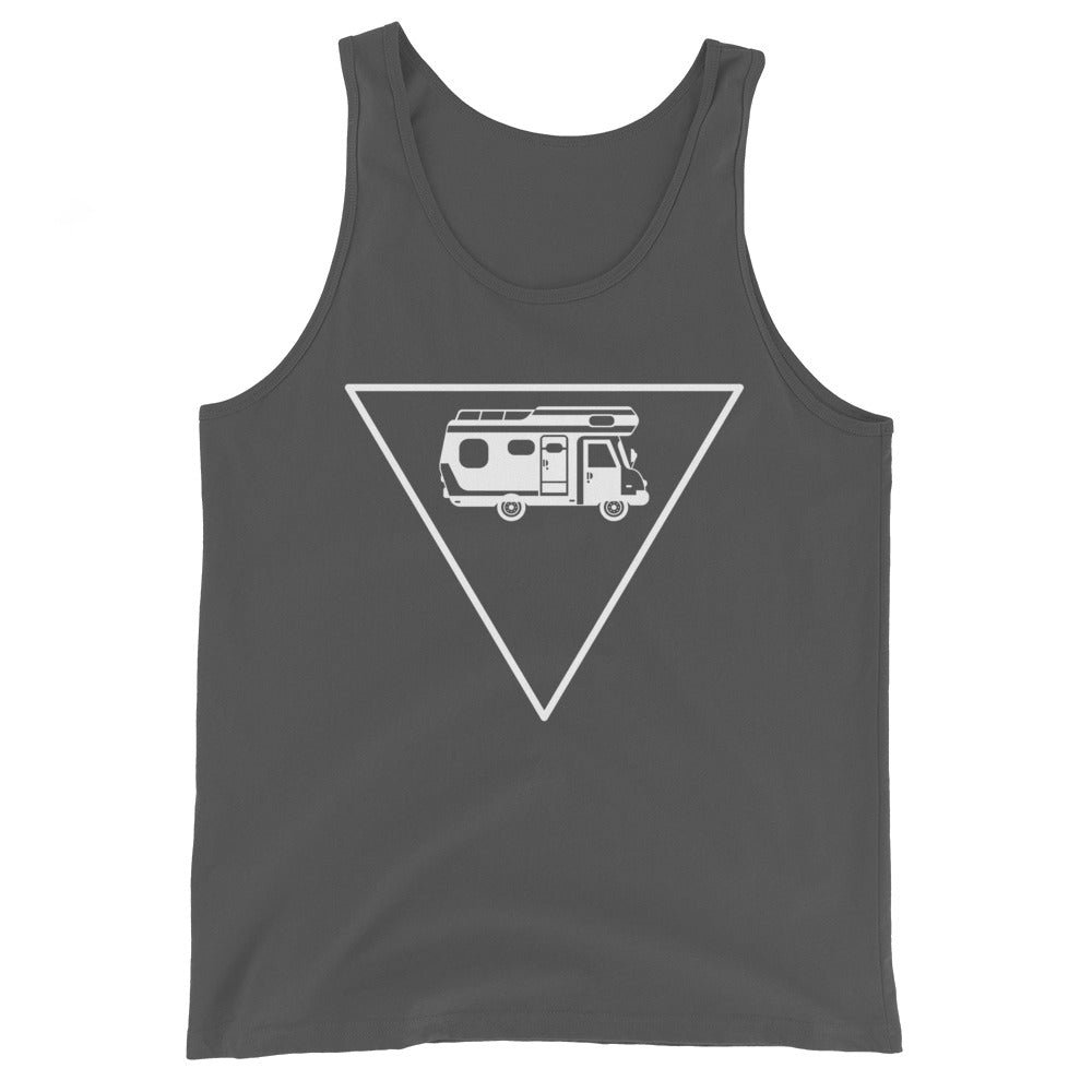 Dreieck und Camping - Herren Tanktop camping xxx yyy zzz Asphalt