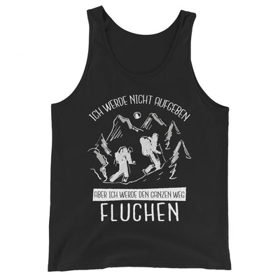 Ich werde nicht aufgeben - Herren Tanktop wandern Schwarz