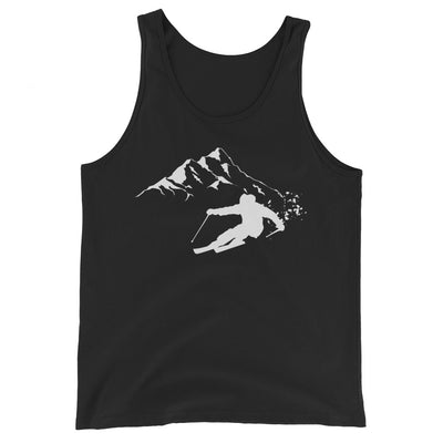 Tiefschnee Skier - Herren Tanktop ski Schwarz