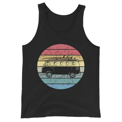 Camping Vintage - Herren Tanktop camping Schwarz