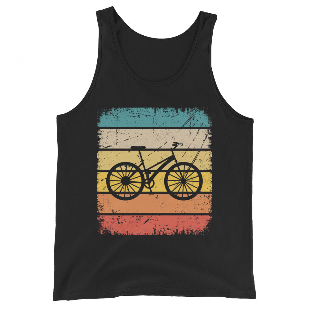 Vintage Square and Cycling - Herren Tanktop fahrrad Schwarz