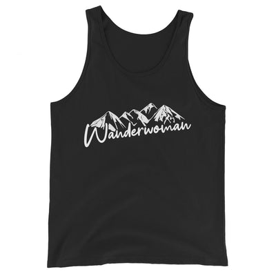 Wanderwoman - Herren Tanktop berge wandern Schwarz