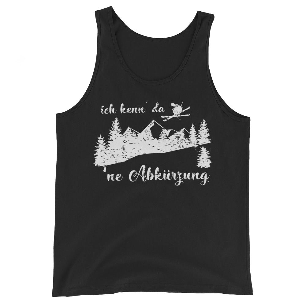 Ich kenn' da 'ne Abkürzung - Herren Tanktop klettern ski xxx yyy zzz Black