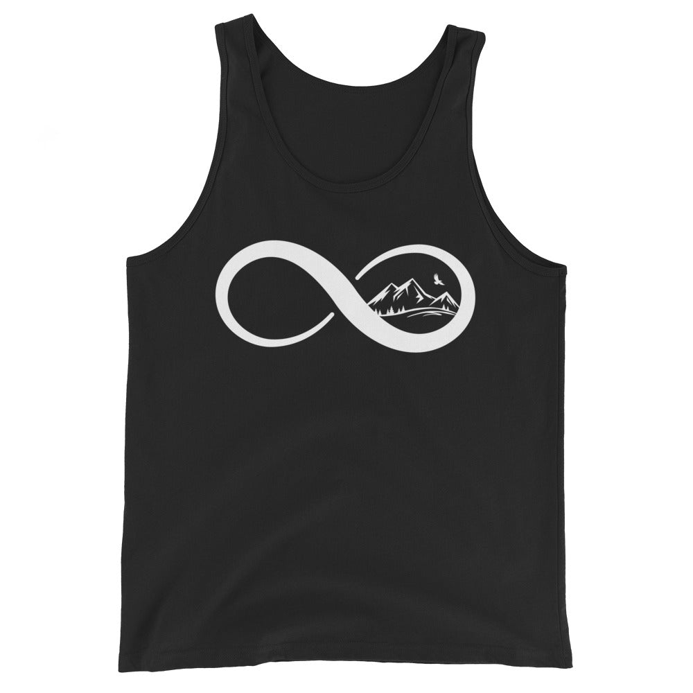 Infinity and Mountain - Herren Tanktop berge xxx yyy zzz Black