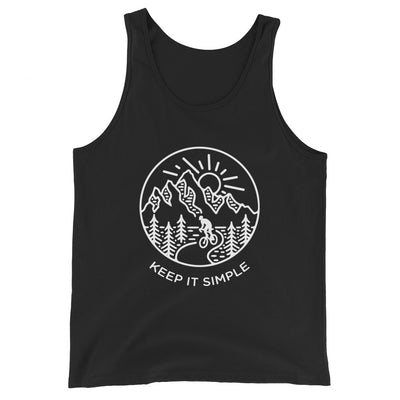 Keep it Simple - Herren Tanktop fahrrad xxx yyy zzz Black