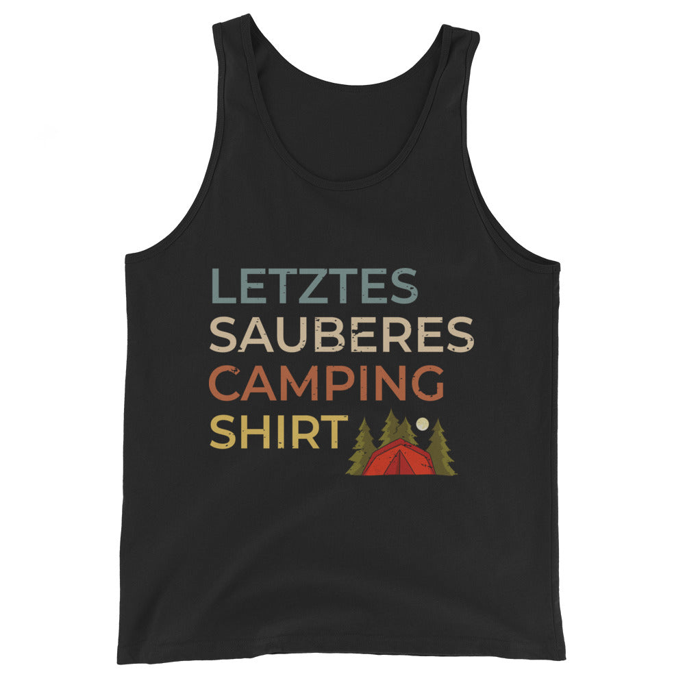 Letztes sauberes Camping Shirt - Herren Tanktop camping xxx yyy zzz Black