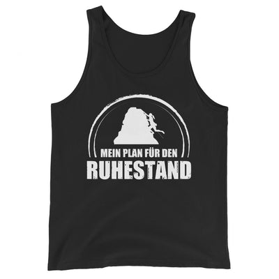 Mein Plan Fur Den Ruhestand 1 - Herren Tanktop klettern xxx yyy zzz Black