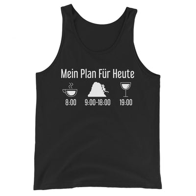 Mein Plan Für Heute - Herren Tanktop klettern xxx yyy zzz Black