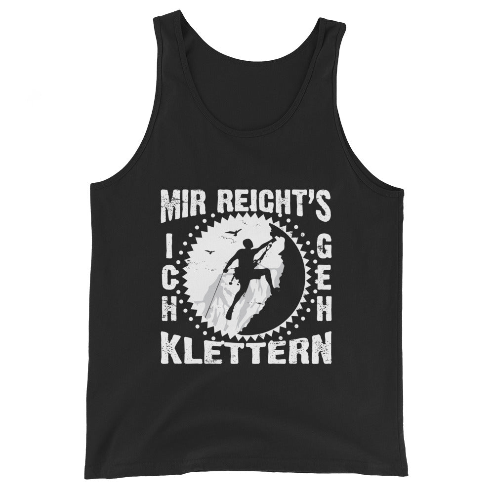 Mir reichts ich geh klettern - Herren Tanktop klettern xxx yyy zzz Black