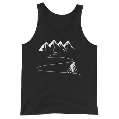 Berge - Kurve Linie - Radfahren - Herren Tanktop fahrrad xxx yyy zzz Black