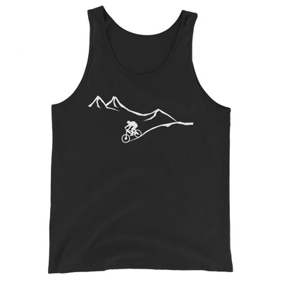 Berge - Kurve Linie - Radfahren - Herren Tanktop fahrrad xxx yyy zzz Black