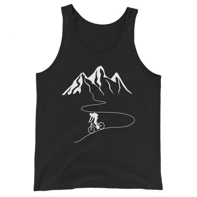 Berge - Kurve Linie - Radfahren - Herren Tanktop fahrrad xxx yyy zzz Black