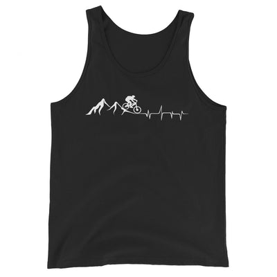 Berge - Herzschlag - Mountainbiking - (M) - Herren Tanktop xxx yyy zzz Black