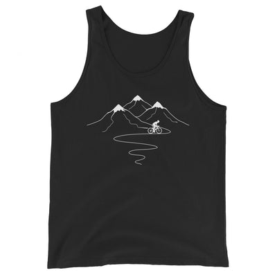 Berge Trail Kurves und Radfahren - Herren Tanktop fahrrad xxx yyy zzz Black