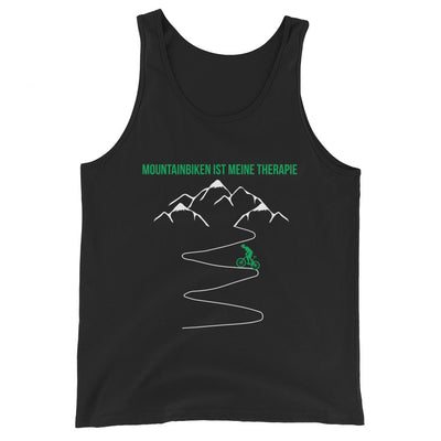 Mountainbiken ist meine Therapie - (M) - Herren Tanktop xxx yyy zzz Black