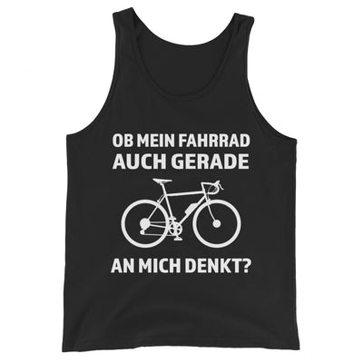 Ob mein Fahrrad gerade an mich denkt - Herren Tanktop fahrrad xxx yyy zzz Black