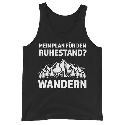 Plan für den Ruhestand - Wandern - Herren Tanktop wandern xxx yyy zzz Black