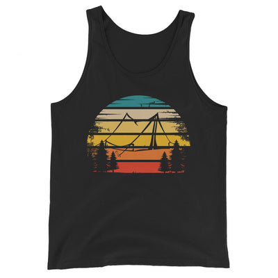 Retro Sonne und Camping - Herren Tanktop camping xxx yyy zzz Black