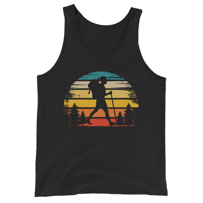 Retro Sonne und Wandern - Herren Tanktop wandern xxx yyy zzz Black