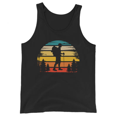 Retro Sonne und Wandern - Herren Tanktop wandern xxx yyy zzz Black