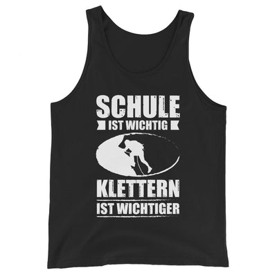 Schule Ist Wichtig Klettern Ist Wichtiger - Herren Tanktop klettern xxx yyy zzz Black