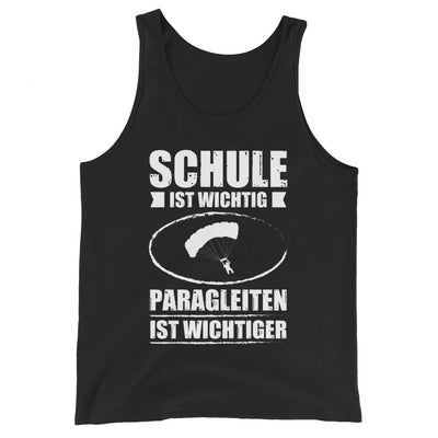 Schule Ist Wichtig Paragleiten Ist Wichtiger - Herren Tanktop berge xxx yyy zzz Black