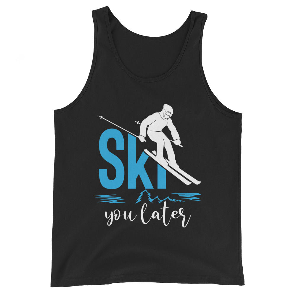 Ski you later - (S.K) - Herren Tanktop klettern xxx yyy zzz Black