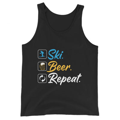 Ski. Bär. Repeat. - (S.K) - Herren Tanktop klettern xxx yyy zzz Black